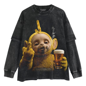 FUNNY TELETUBBIES V4 TANK TOP & TEE & LONG SLEEVE & LAYERED LS & HOODIE
