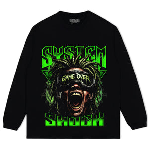 GAME OVER RAGE GRAPHIC STREETWEAR TANK TOP & TEE & LONG SLEEVE & LAYERED LS & HOODIE