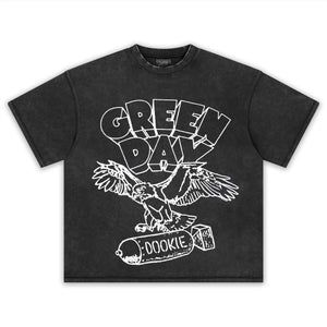 GREEN DAY DOOKIE BIRD TIE-DYE GIRLS TEE