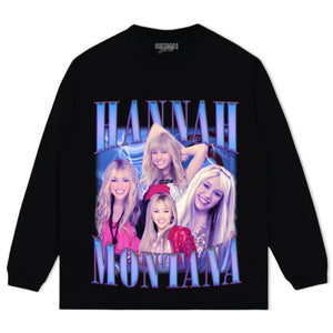 HANNAH MONTANA - VINTAGE 90S RETRO STYLE V2 TEE & LS & HOODIE