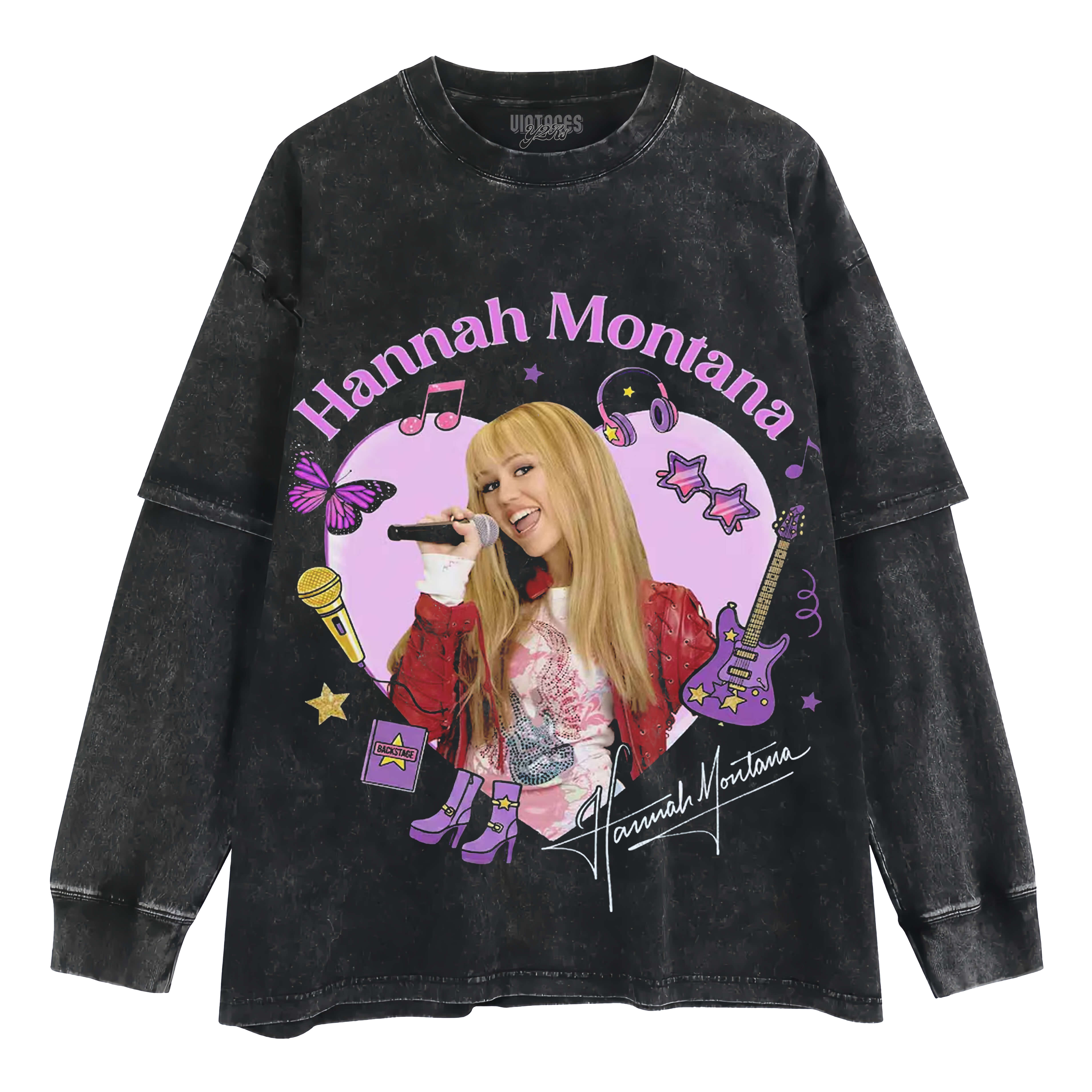 HANNAH MONTANA 20TH ANNIVERSARY LAYERED LONG SLEEVE