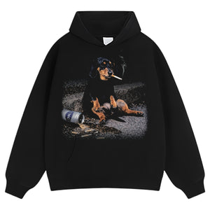 HARD DAYS - DACHSHUND TANK TOP & TEE & LONG SLEEVE & LAYERED LS & HOODIE