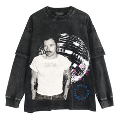 HARRY STYLES - KISS ALL THE TIME 1 LAYERED LONG SLEEVE