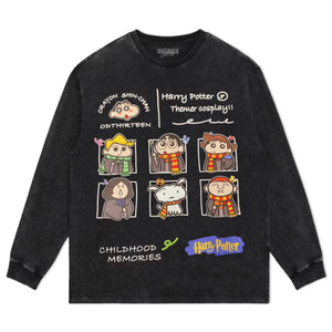 HOGWARTS MEETS SHIN CHAN 2 TEE - Y2K VINTAGES