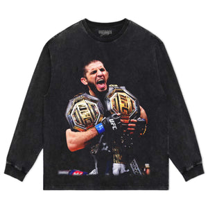 ISLAM MAKHACHEV DOUBLE CHAMP TEE & LS & HOODIE