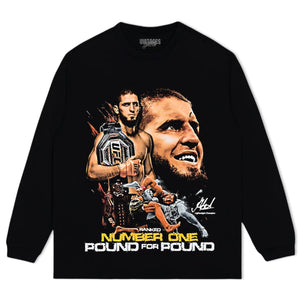 ISLAM MAKHACHEV NUMBER ONE POUND FOR POUND TEE & LS & HOODIE