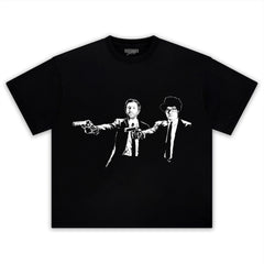 IT CROWD ROY AND MOSS PULP FICTION TANK TOP & TEE & LONG SLEEVE & LAYERED LS & HOODIE