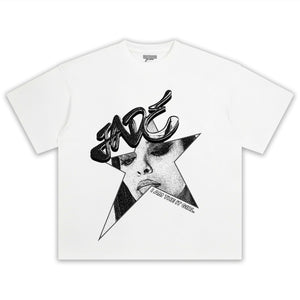 JADE IT GIRL STAR RINGER TEE & LS