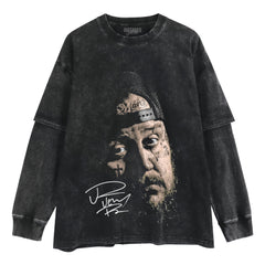 JELLY ROLL ILLUSTRATION LAYERED LONG SLEEVE