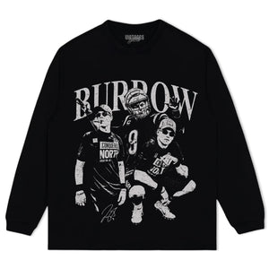 JOE BURROW FUNNY FOOTBALL VINTAGE TANK TOP & TEE & LONG SLEEVE & LAYERED LS & HOODIE