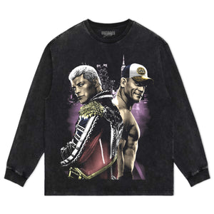 JOHN CENA & CODY RHODES VINTAGE V3 TEE & LS & HOODIE