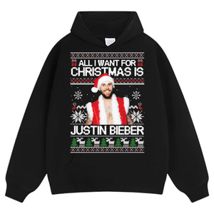 JUSTIN BIEBER CHRISTMAS STYLES TEE & LS & HOODIE