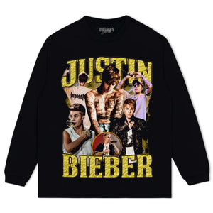 JUSTIN BIEBER VINTAGE TEE & LS & HOODIE