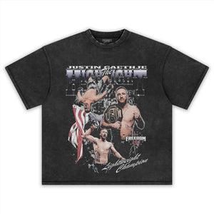 JUSTIN GAETHJE UFC FIGHTER 2026 V3 TANK TOP & TEE & LONG SLEEVE & LAYERED LS & HOODIE