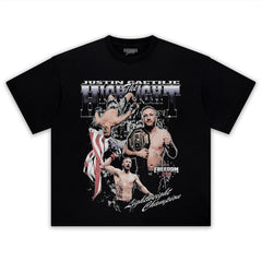 JUSTIN GAETHJE UFC FIGHTER 2026 V3 TANK TOP & TEE & LONG SLEEVE & LAYERED LS & HOODIE