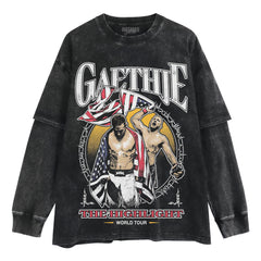 JUSTIN GAETHJE - GAETHJE WORLD TOUR LAYERED LONG SLEEVE