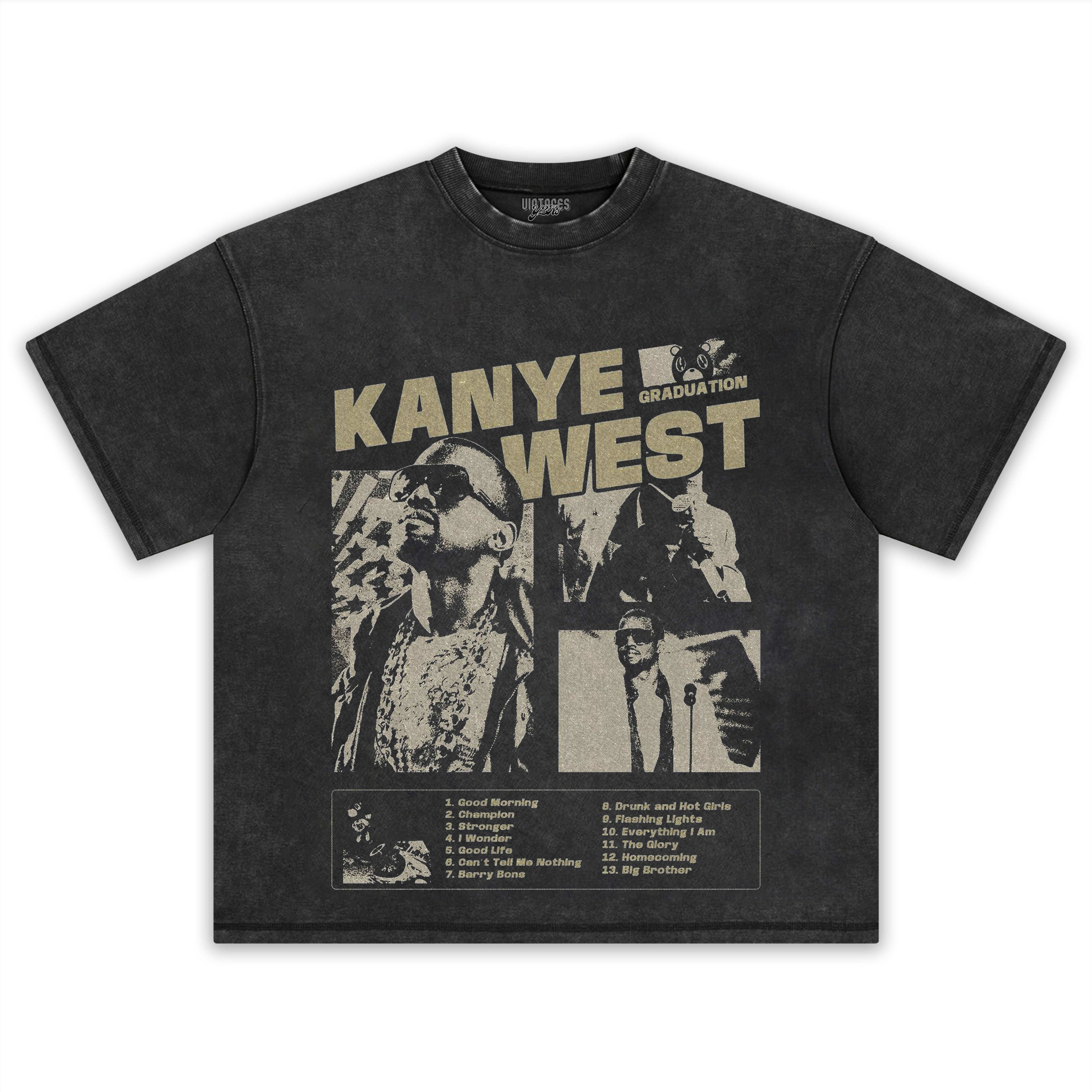 KANYE WEST - GRADUATION TEE & LS & HOODIE