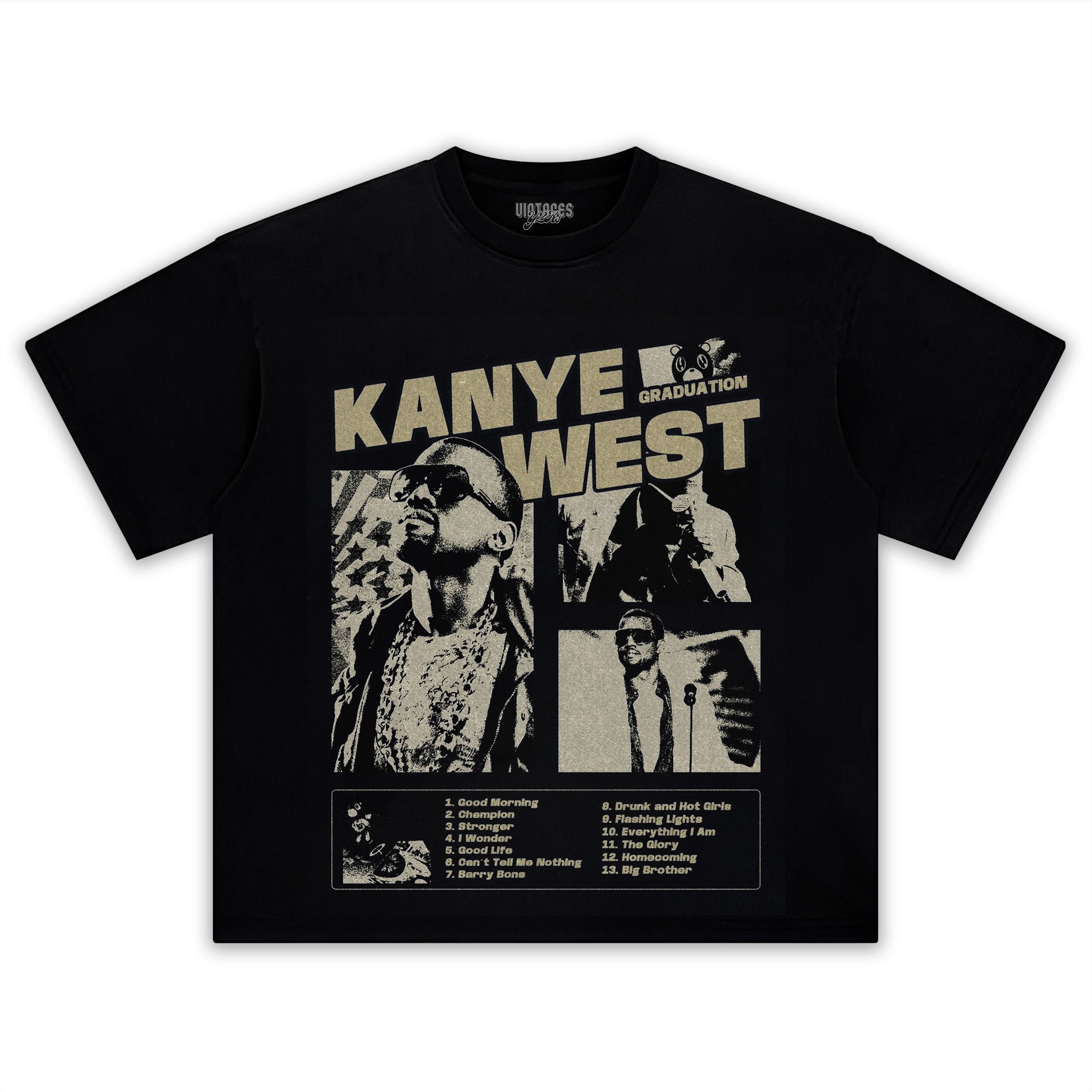 KANYE WEST - GRADUATION TEE & LS & HOODIE