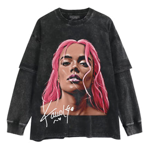 KAROL G BIG HEAD TANK TOP & TEE & LONG SLEEVE & LAYERED LS & HOODIE