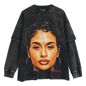 KEHLANI BIG FACE TANK TOP & TEE & LONG SLEEVE & LAYERED LS & HOODIE