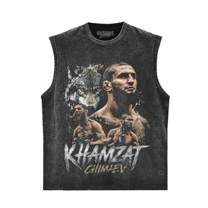 KHAMZAT BORZ CHIMAEV THE RELENTLESS PREDATOR TANK TOP & TEE & LONG SLEEVE & LAYERED LS & HOODIE