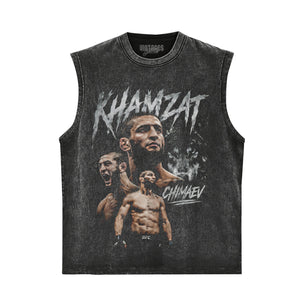KHAMZAT CHIMAEV THE WOLF – UFC MMA TANK TOP & TEE & LONG SLEEVE & LAYERED LS & HOODIE