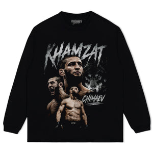 KHAMZAT CHIMAEV THE WOLF – UFC MMA TANK TOP & TEE & LONG SLEEVE & LAYERED LS & HOODIE