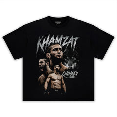 KHAMZAT CHIMAEV THE WOLF – UFC MMA TANK TOP & TEE & LONG SLEEVE & LAYERED LS & HOODIE