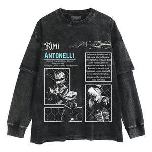 KIMI ANTONELLI 2026 V4 VINTAGE TANK TOP & TEE & LONG SLEEVE & LAYERED LS & HOODIE