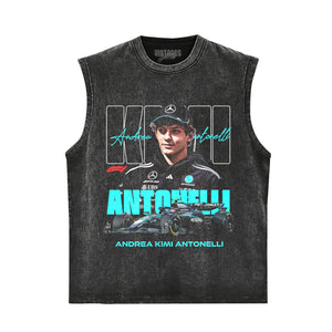 KIMI ANTONELLI 2026 V6 VINTAGE TANK TOP & TEE & LONG SLEEVE & LAYERED LS & HOODIE