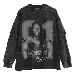 KOBE BRYANT 81 LAYERED LONG SLEEVE