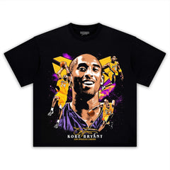 KOBE BRYANT MAMBA LOS ANGELS LAKERS VINTAGE V3 TEE & LS & HOODIE