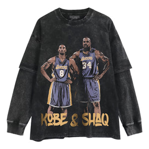 KOBE & SHAQ TANK TOP & TEE & LONG SLEEVE & LAYERED LS & HOODIE