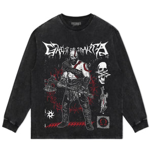 KRATOS GOD OF WAR TANK TOP & TEE & LONG SLEEVE & LAYERED LS & HOODIE