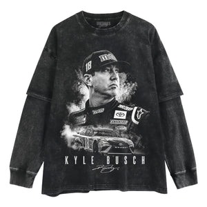KYLE BUSCH - FOREVER ROWDY TANK TOP & TEE & LONG SLEEVE & LAYERED LS & HOODIE