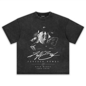 KYLE BUSCH - FOREVER ROWDY V3 TANK TOP & TEE & LONG SLEEVE & LAYERED LS & HOODIE
