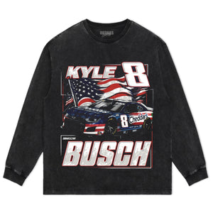 KYLE BUSCH PATRIOTIC PAINT TANK TOP & TEE & LONG SLEEVE & LAYERED LS & HOODIE