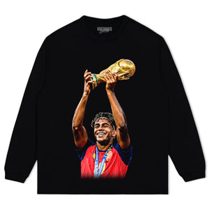 LAMINE YAMAL - CROWNED TANK TOP & TEE & LONG SLEEVE & LAYERED LS & HOODIE