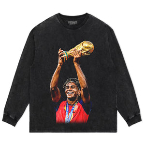 LAMINE YAMAL - CROWNED TANK TOP & TEE & LONG SLEEVE & LAYERED LS & HOODIE
