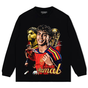 LAMINE YAMAL 2026 VINTAGE V2 TANK TOP & TEE & LONG SLEEVE & LAYERED LS & HOODIE