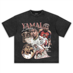 LAMINE YAMAL 2026 VINTAGE V3 TANK TOP & TEE & LONG SLEEVE & LAYERED LS & HOODIE