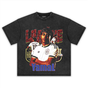 LAMINE YAMAL 2026 VINTAGE V4 TANK TOP & TEE & LONG SLEEVE & LAYERED LS & HOODIE