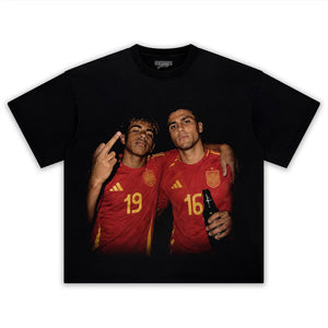 LAMINE YAMAL & RODRI SPAIN 2026 VINTAGE TANK TOP & TEE & LONG SLEEVE & LAYERED LS & HOODIE