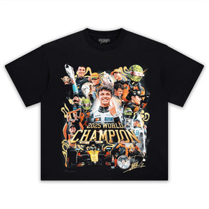 LANDO NORRIS 2025 WORLD CHAMPION V2 TEE & LS & HOODIE