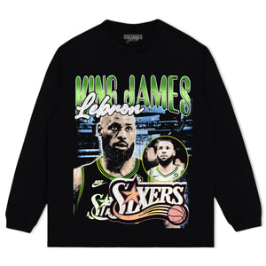 LEBRON JAMES - 76ERS V4 TANK TOP & TEE & LONG SLEEVE & LAYERED LS & HOODIE