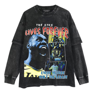 LEBRON JAMES - KING TANK TOP & TEE & LONG SLEEVE & LAYERED LS & HOODIE