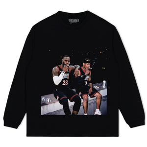 LEBRON JAMES & ALLEN IVERSON TANK TOP & TEE & LONG SLEEVE & LAYERED LS & HOODIE