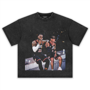 LEBRON JAMES & ALLEN IVERSON TANK TOP & TEE & LONG SLEEVE & LAYERED LS & HOODIE