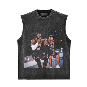 LEBRON JAMES & ALLEN IVERSON TANK TOP & TEE & LONG SLEEVE & LAYERED LS & HOODIE