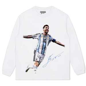 LEO MESSI - HAT TRICK TANK TOP & TEE & LONG SLEEVE & LAYERED LS & HOODIE